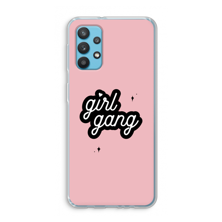 Girl Gang: Samsung Galaxy A32 4G Transparant Hoesje