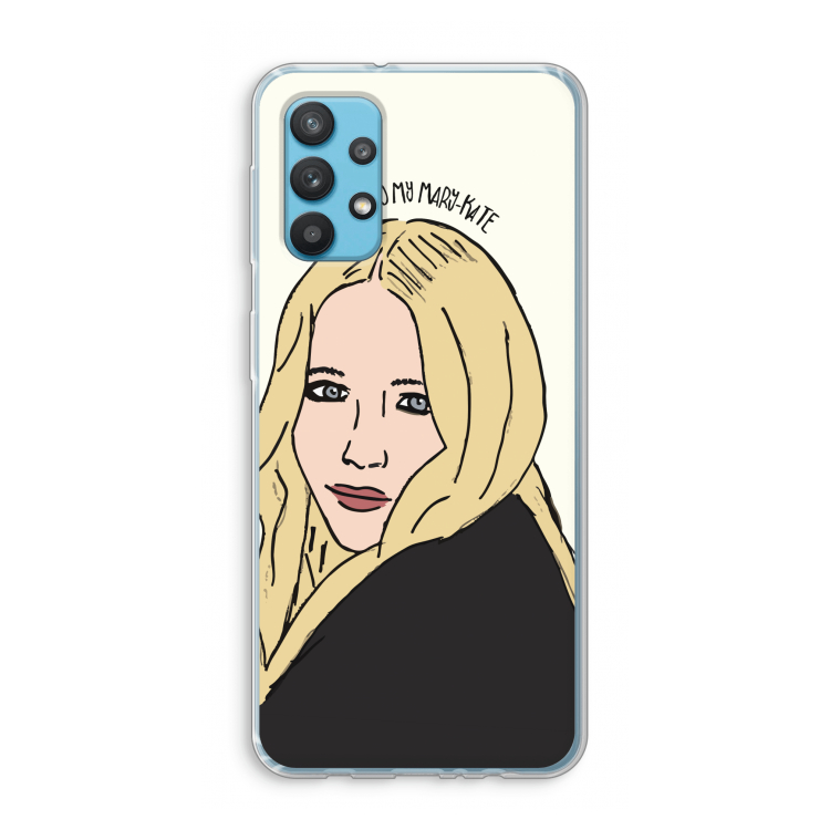 Mary Kate: Samsung Galaxy A32 4G Transparant Hoesje