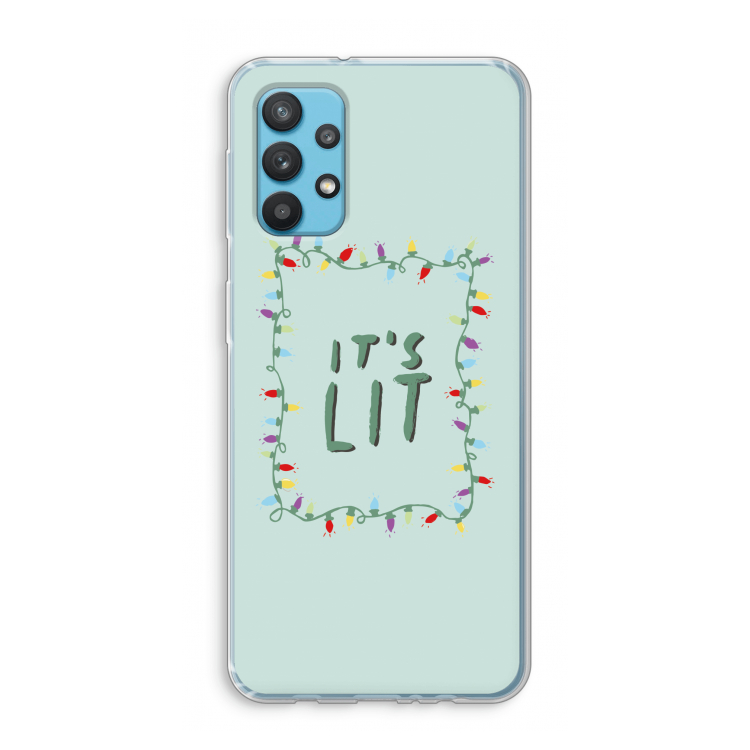 It's Lit: Samsung Galaxy A32 4G Transparant Hoesje