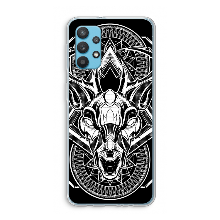 Oh Deer: Samsung Galaxy A32 4G Transparant Hoesje