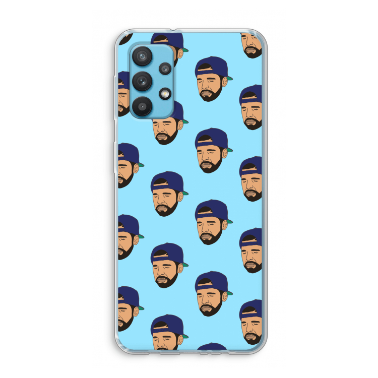 Drake Away: Samsung Galaxy A32 4G Transparant Hoesje