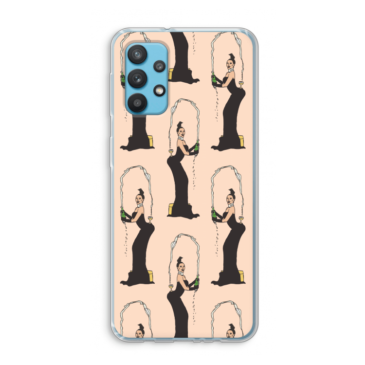 Pop Some Kim: Samsung Galaxy A32 4G Transparant Hoesje