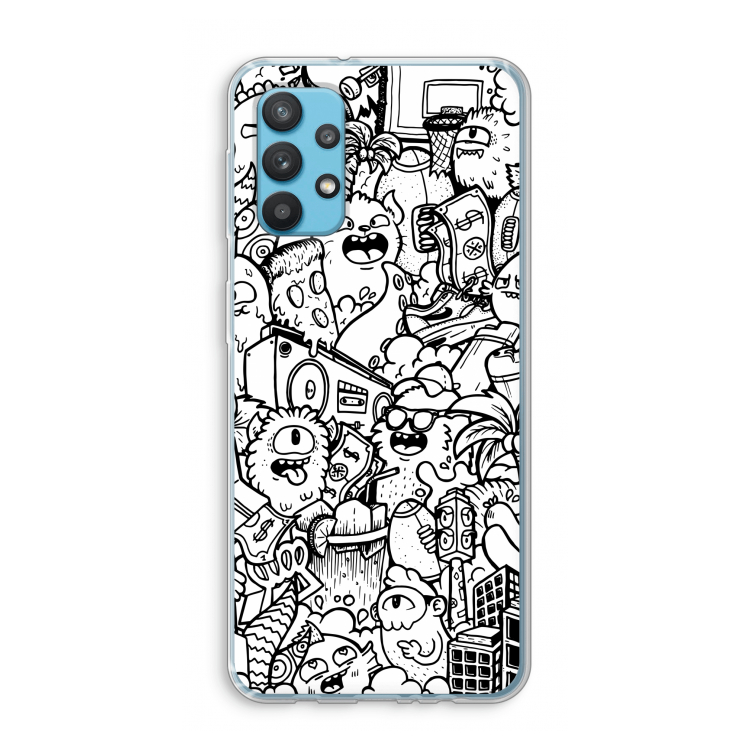 Vexx City #2: Samsung Galaxy A32 4G Transparant Hoesje