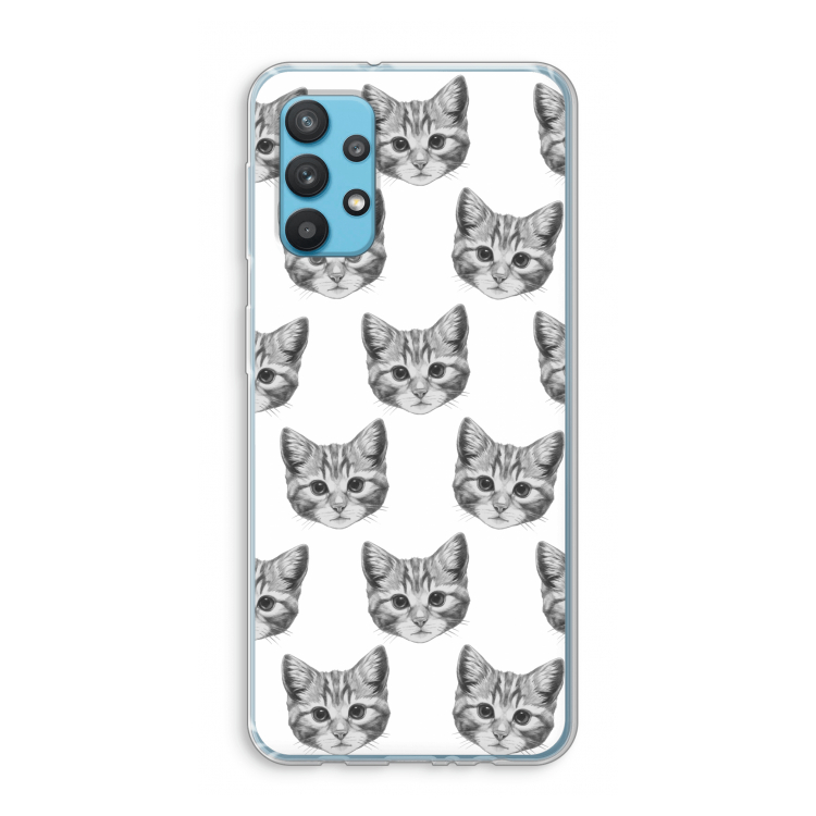 Kitten: Samsung Galaxy A32 4G Transparant Hoesje
