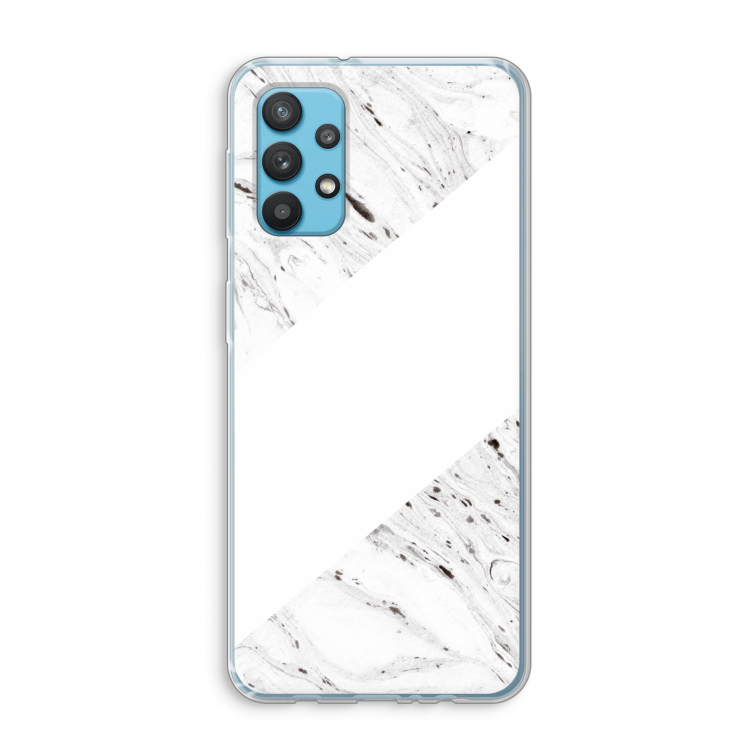 Biggest stripe: Samsung Galaxy A32 4G Transparant Hoesje