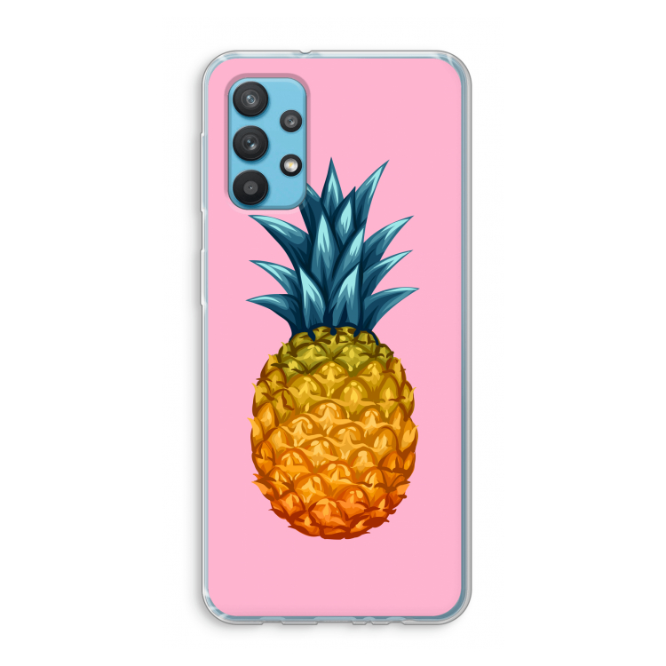 Grote ananas: Samsung Galaxy A32 4G Transparant Hoesje
