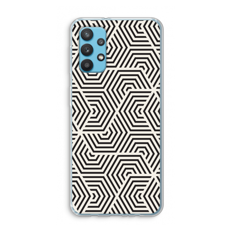 Magic pattern: Samsung Galaxy A32 4G Transparant Hoesje