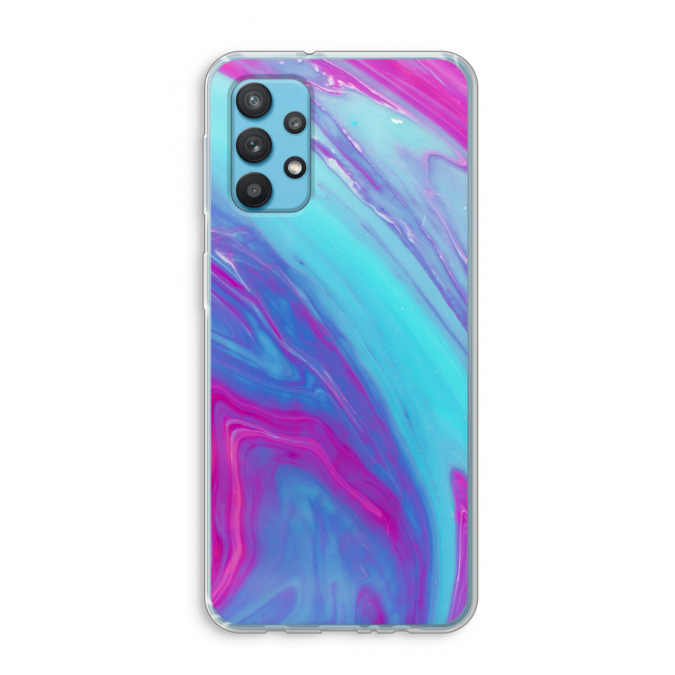 Zweverige regenboog: Samsung Galaxy A32 4G Transparant Hoesje
