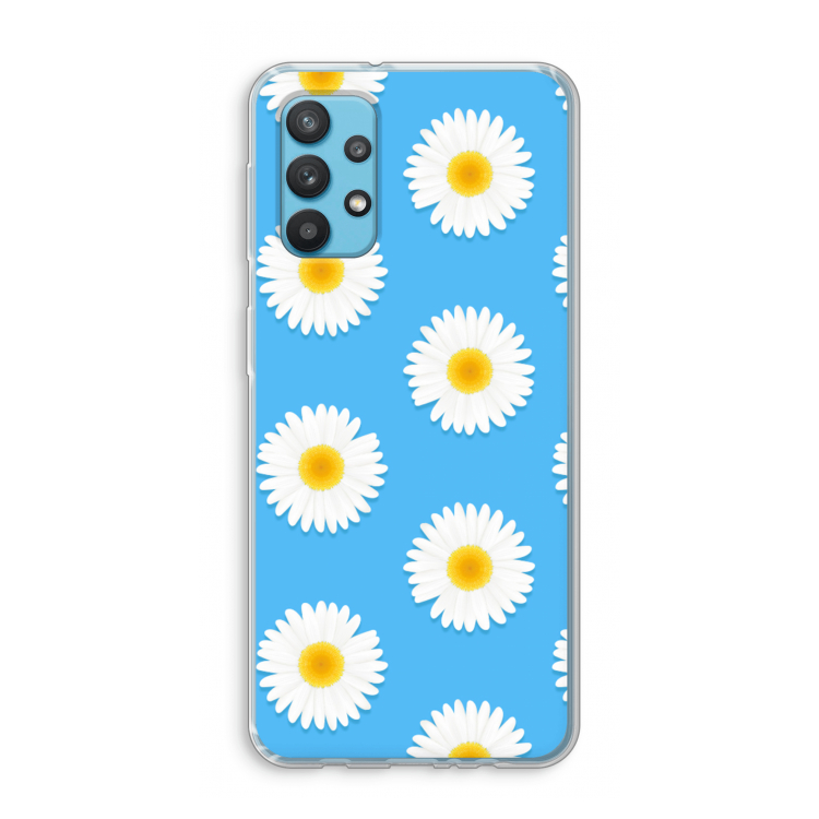 Margrietjes: Samsung Galaxy A32 4G Transparant Hoesje