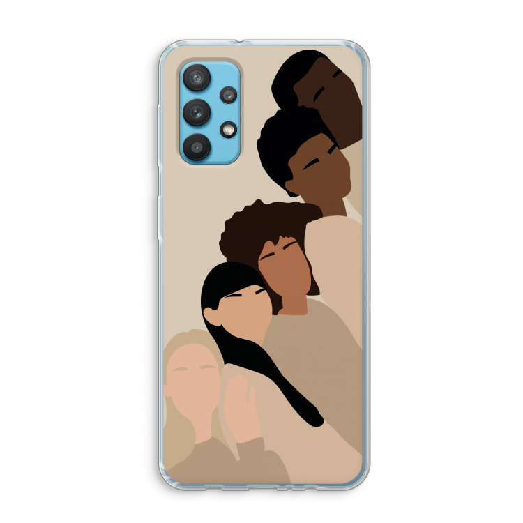 Sweet creatures: Samsung Galaxy A32 4G Transparant Hoesje