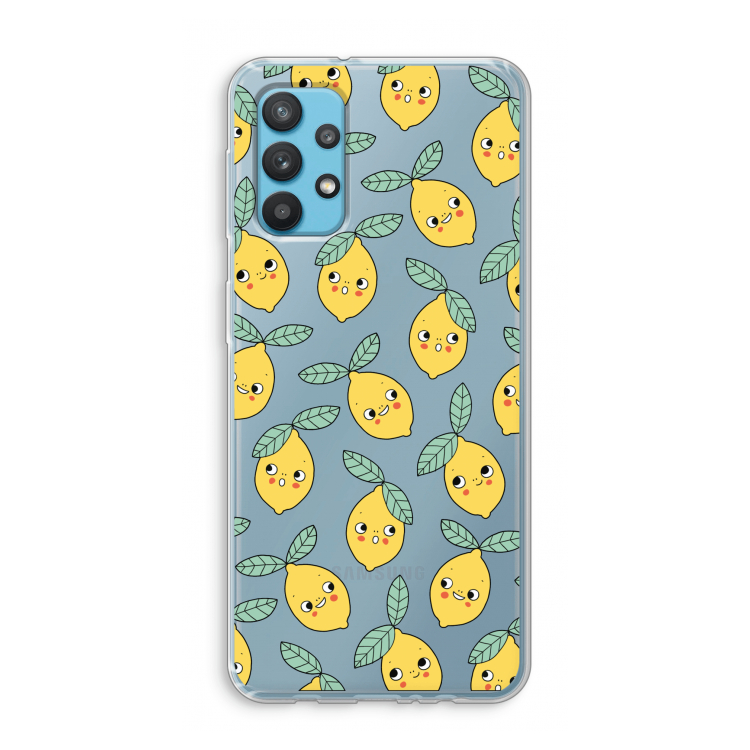 Citroenen: Samsung Galaxy A32 4G Transparant Hoesje