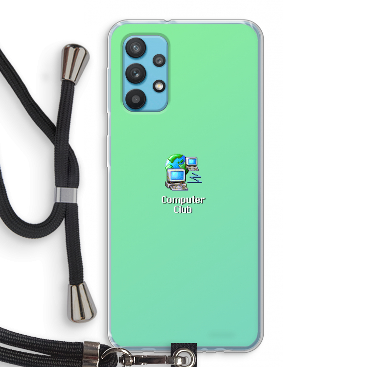 Win98: Samsung Galaxy A32 4G Transparant Hoesje met koord