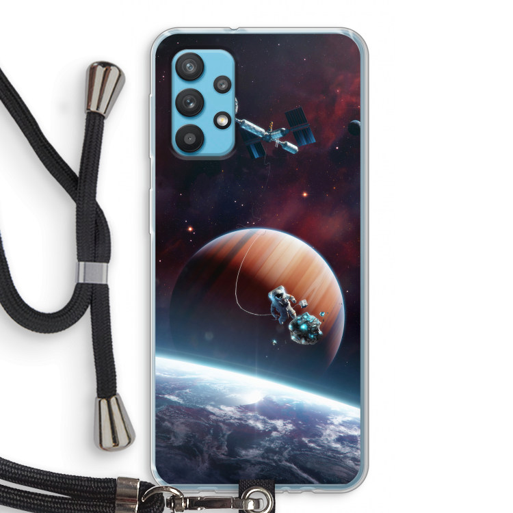 Examiner: Samsung Galaxy A32 4G Transparant Hoesje met koord