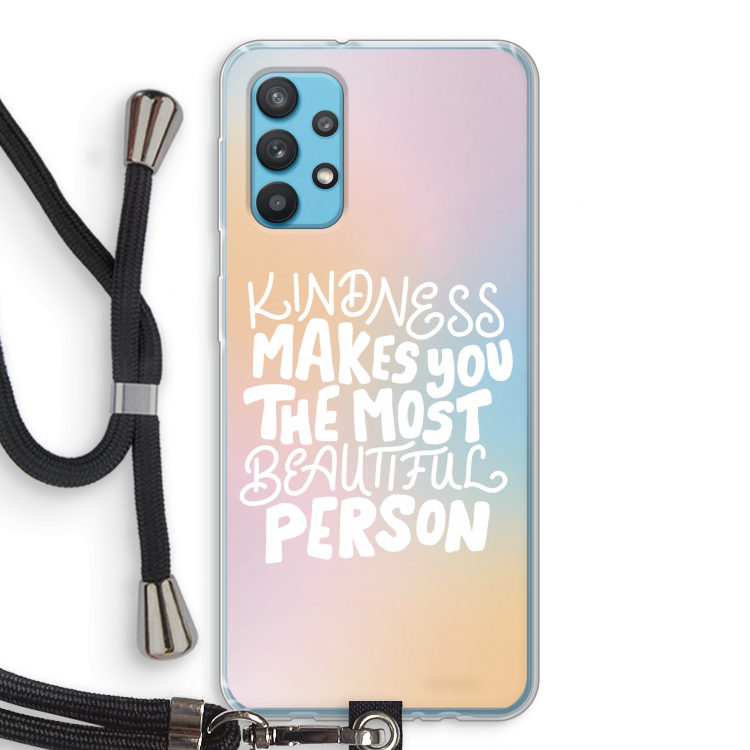 The prettiest: Samsung Galaxy A32 4G Transparant Hoesje met koord