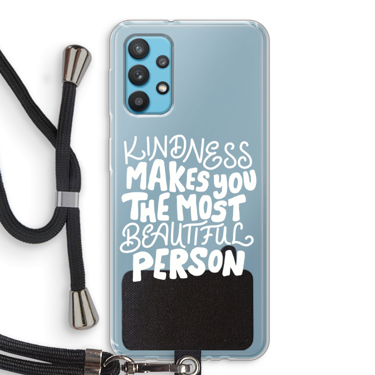 The prettiest: Samsung Galaxy A32 4G Transparant Hoesje met koord
