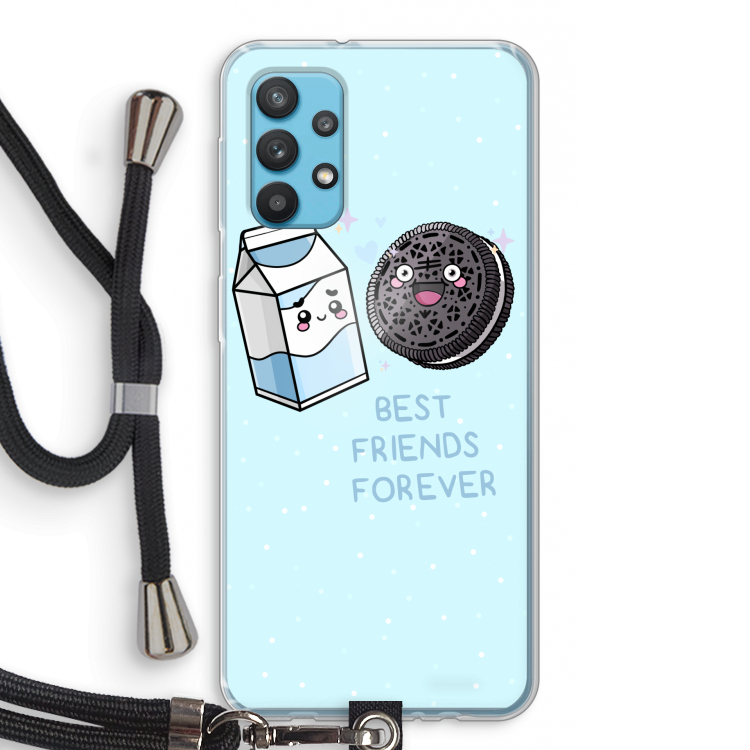 Best Friend Forever: Samsung Galaxy A32 4G Transparant Hoesje met koord
