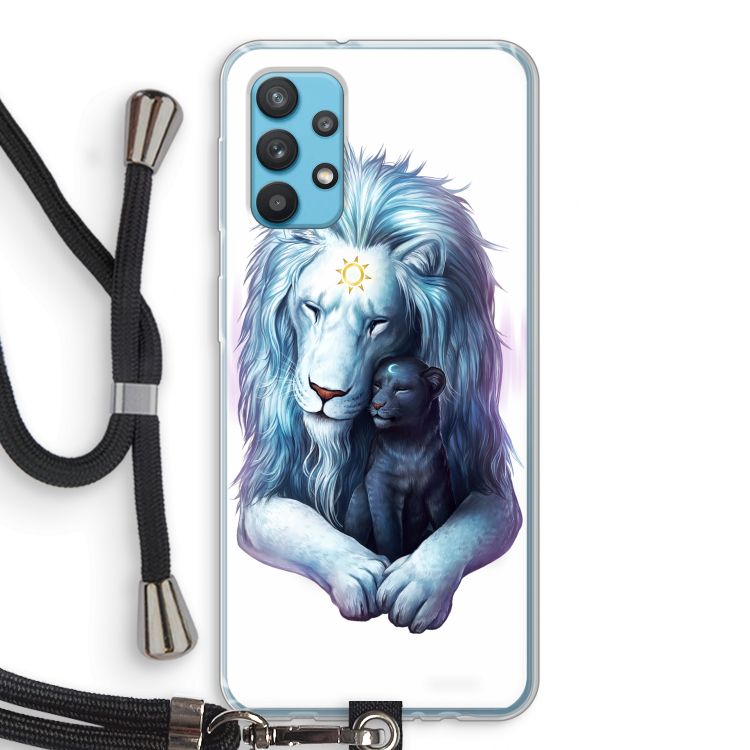 Child Of Light: Samsung Galaxy A32 4G Transparant Hoesje met koord