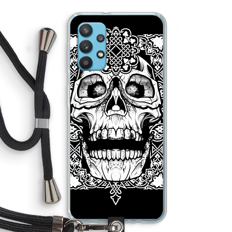 Seek & Destroy: Samsung Galaxy A32 4G Transparant Hoesje met koord