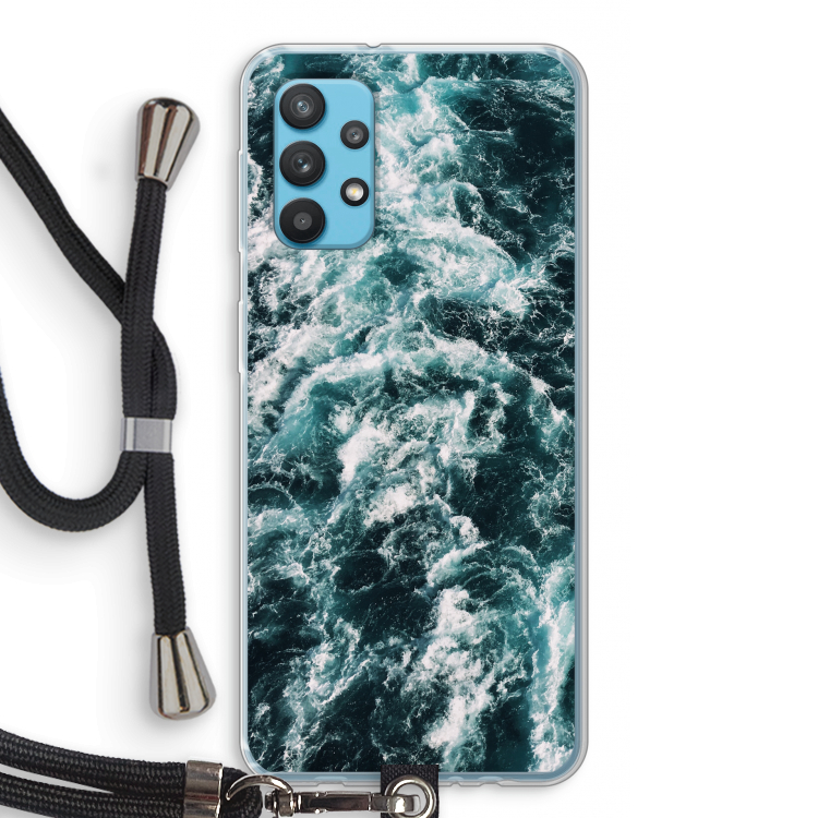 Zee golf: Samsung Galaxy A32 4G Transparant Hoesje met koord