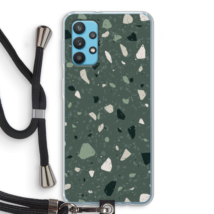 Terrazzo N°19: Samsung Galaxy A32 4G Transparant Hoesje met koord