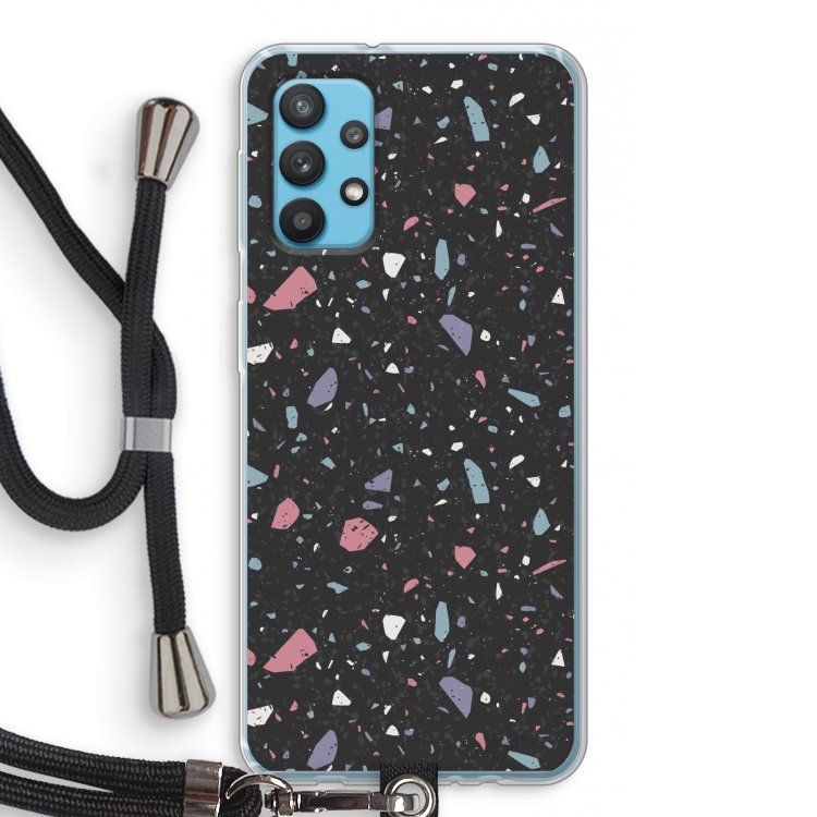 Terrazzo N°16: Samsung Galaxy A32 4G Transparant Hoesje met koord