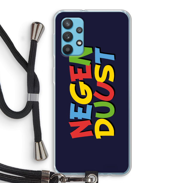 90's One: Samsung Galaxy A32 4G Transparant Hoesje met koord