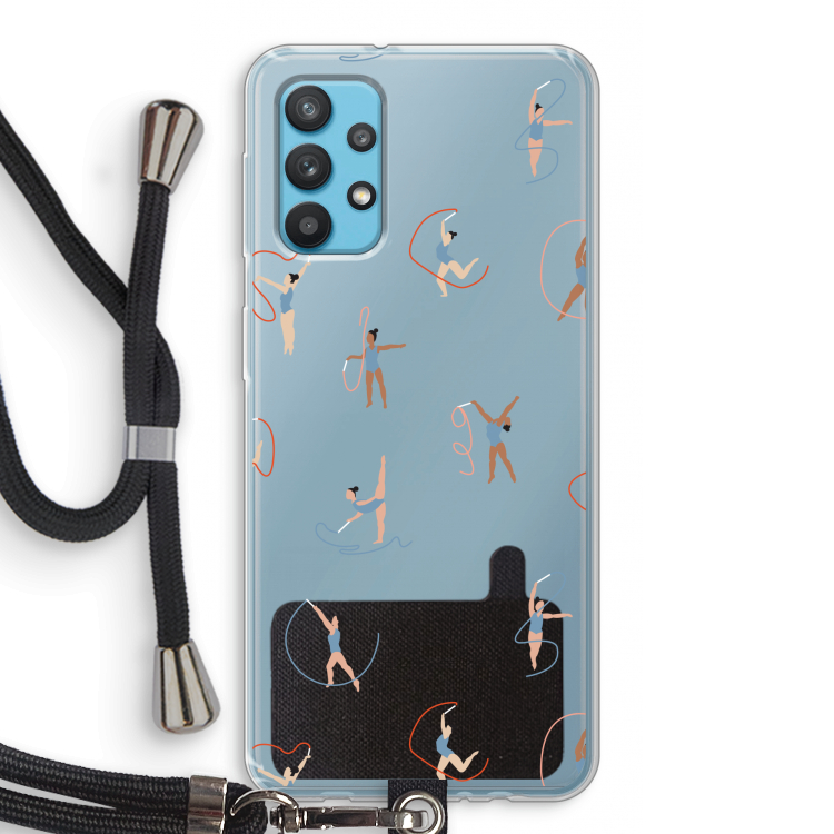 Dancing #3: Samsung Galaxy A32 4G Transparant Hoesje met koord