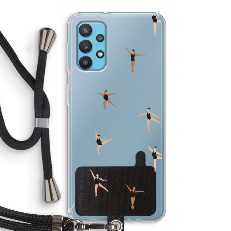 Dancing #1: Samsung Galaxy A32 4G Transparant Hoesje met koord