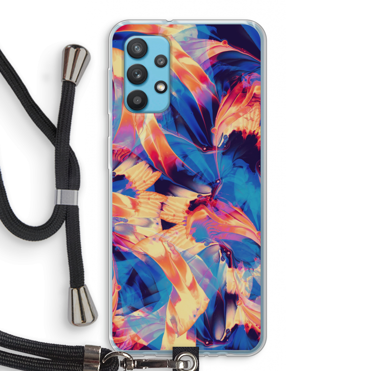 Tuesday Night: Samsung Galaxy A32 4G Transparant Hoesje met koord
