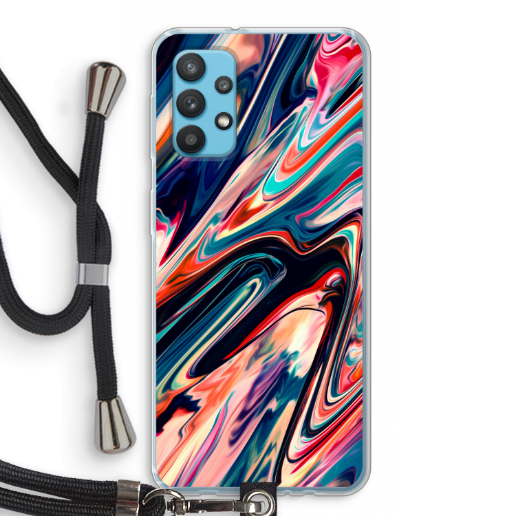 Quantum Being: Samsung Galaxy A32 4G Transparant Hoesje met koord