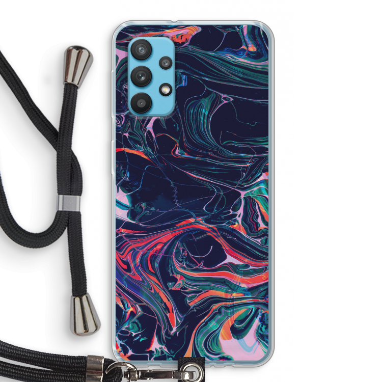 Light Years Beyond: Samsung Galaxy A32 4G Transparant Hoesje met koord