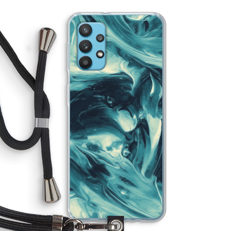 Dreaming About Whales: Samsung Galaxy A32 4G Transparant Hoesje met koord