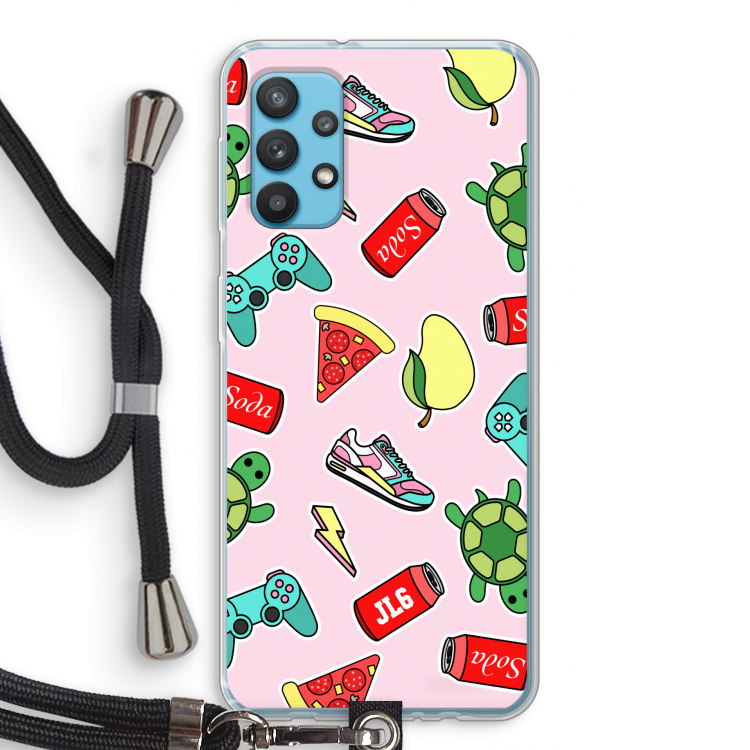 Things Jamie Loves: Samsung Galaxy A32 4G Transparant Hoesje met koord