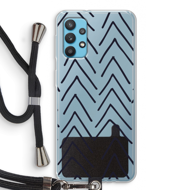 Marrakech Arrows: Samsung Galaxy A32 4G Transparant Hoesje met koord