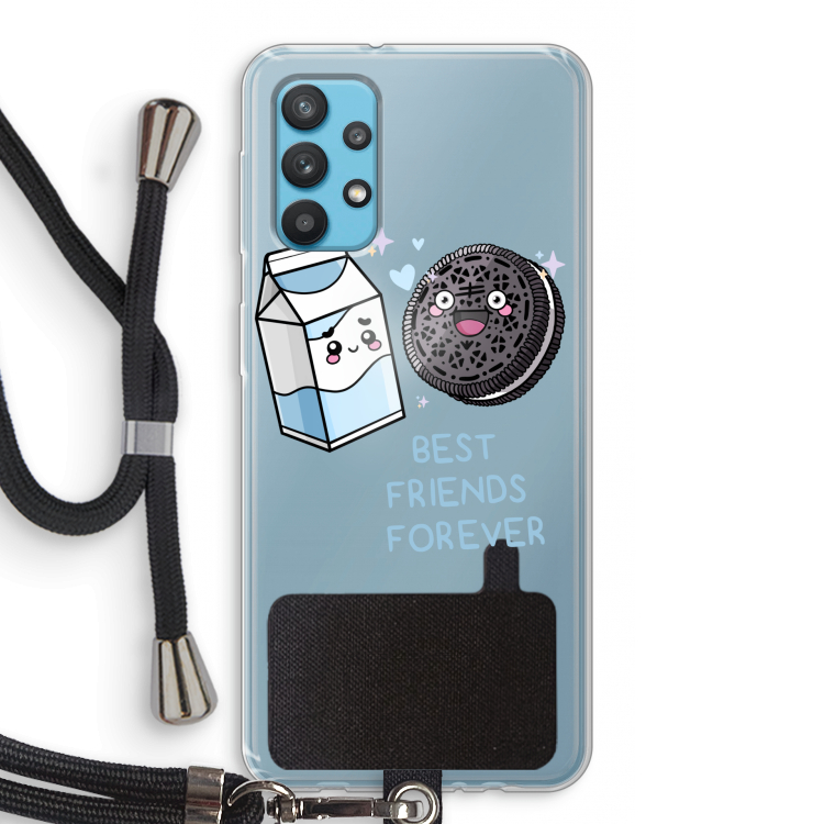 Best Friend Forever: Samsung Galaxy A32 4G Transparant Hoesje met koord