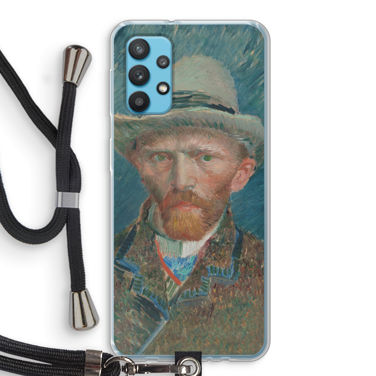 Van Gogh: Samsung Galaxy A32 4G Transparant Hoesje met koord