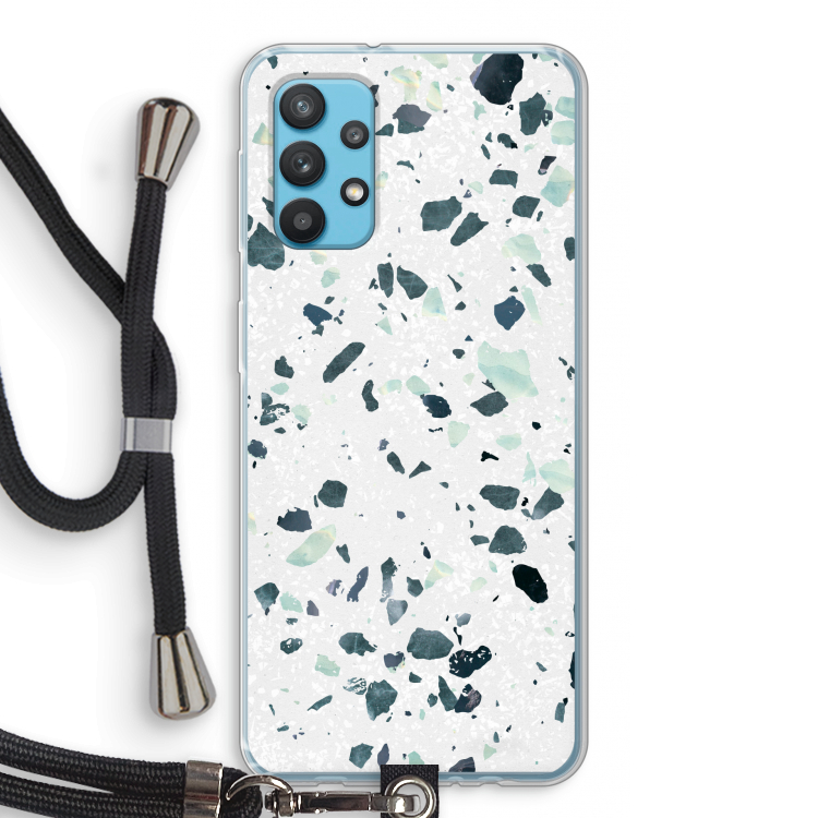 Terrazzo N°2: Samsung Galaxy A32 4G Transparant Hoesje met koord