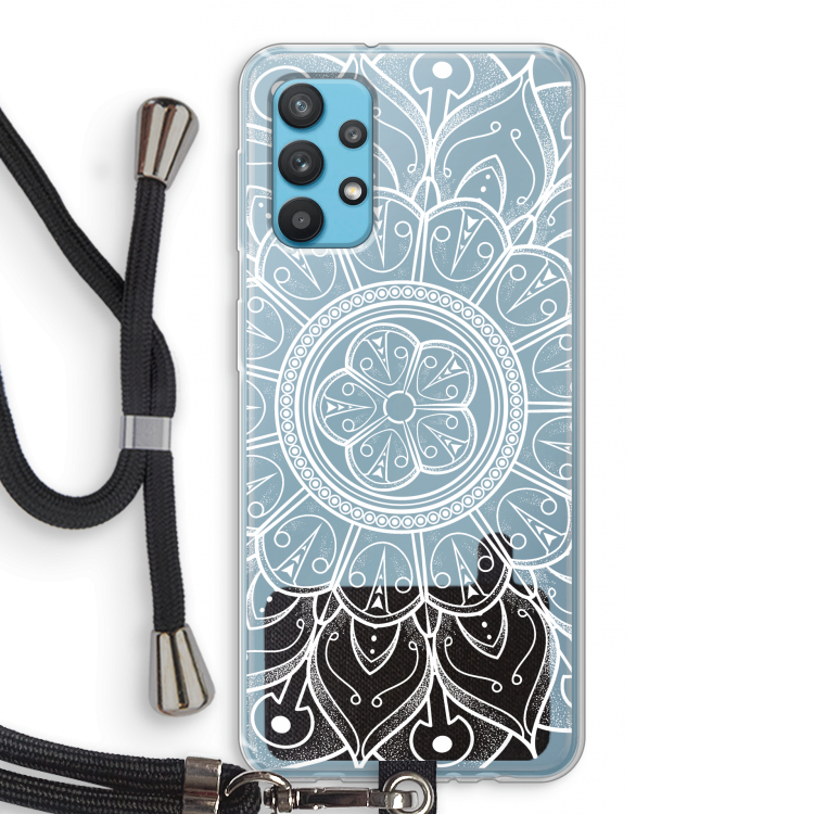 Roses Are Red: Samsung Galaxy A32 4G Transparant Hoesje met koord