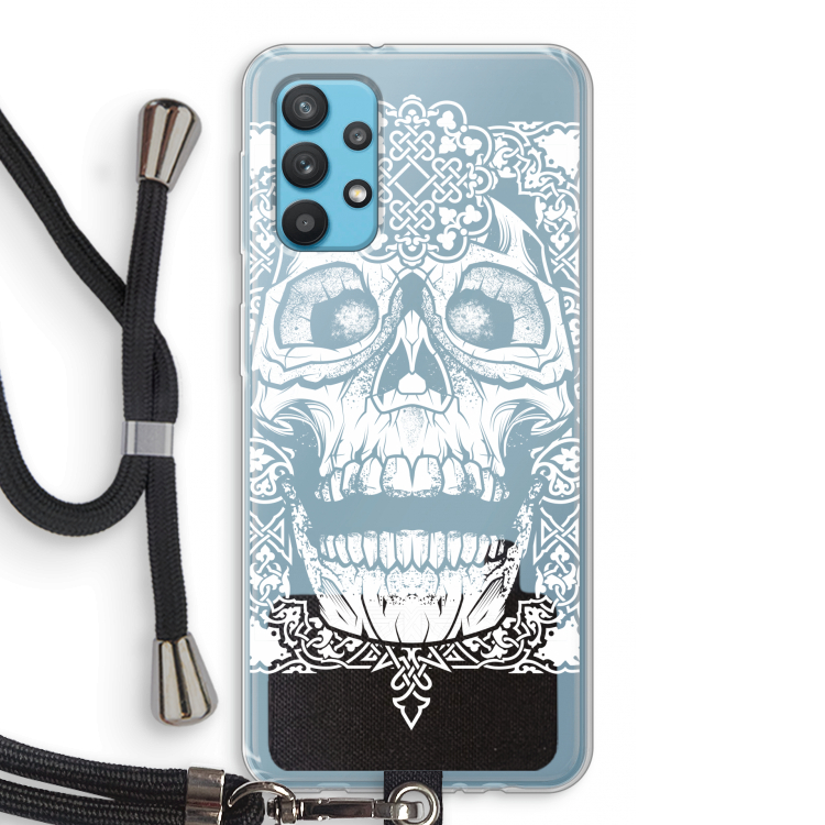 Seek & Destroy: Samsung Galaxy A32 4G Transparant Hoesje met koord
