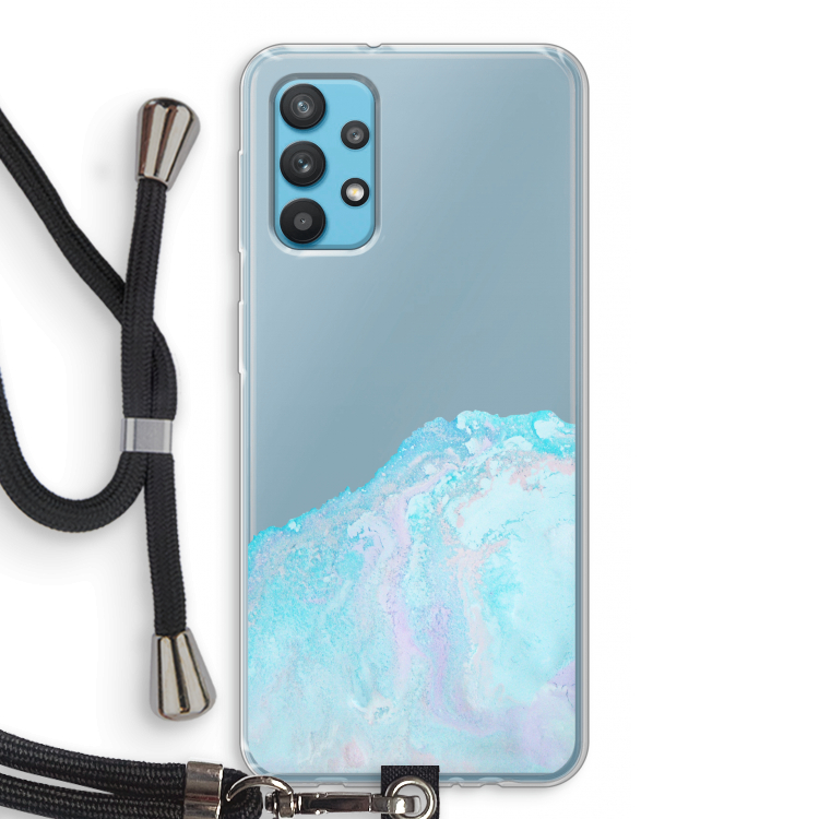 Fantasie pastel: Samsung Galaxy A32 4G Transparant Hoesje met koord
