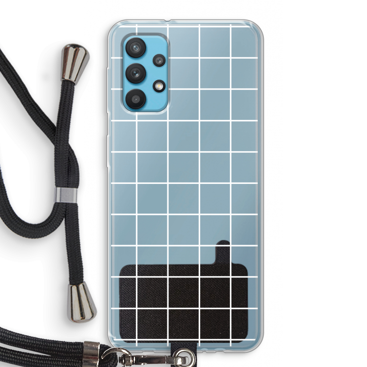 Rooster 2: Samsung Galaxy A32 4G Transparant Hoesje met koord