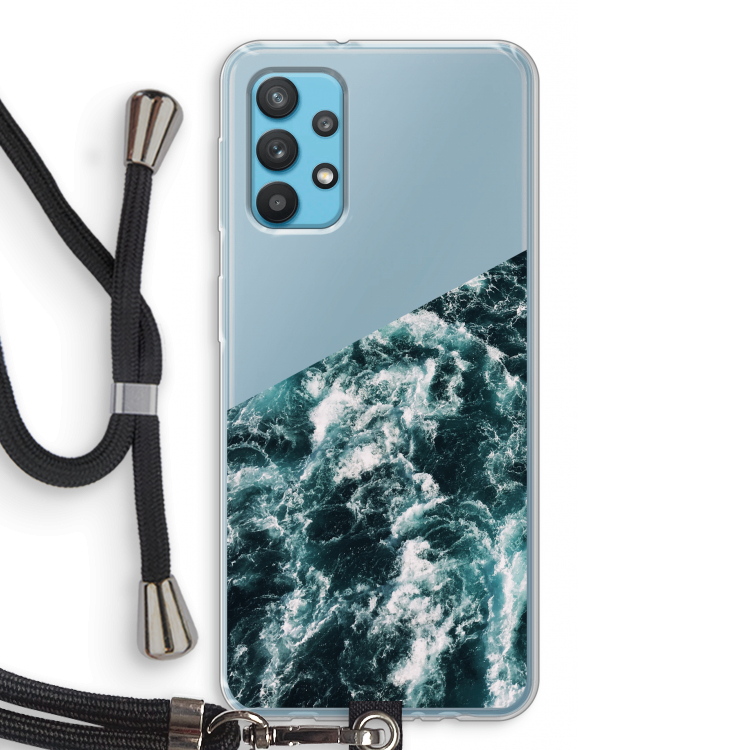 Zee golf: Samsung Galaxy A32 4G Transparant Hoesje met koord