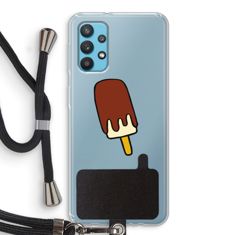 Frisco: Samsung Galaxy A32 4G Transparant Hoesje met koord