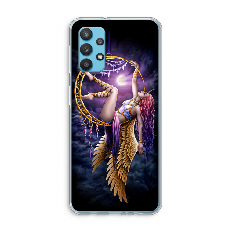 Aerial Angel: Samsung Galaxy A32 4G Transparant Hoesje