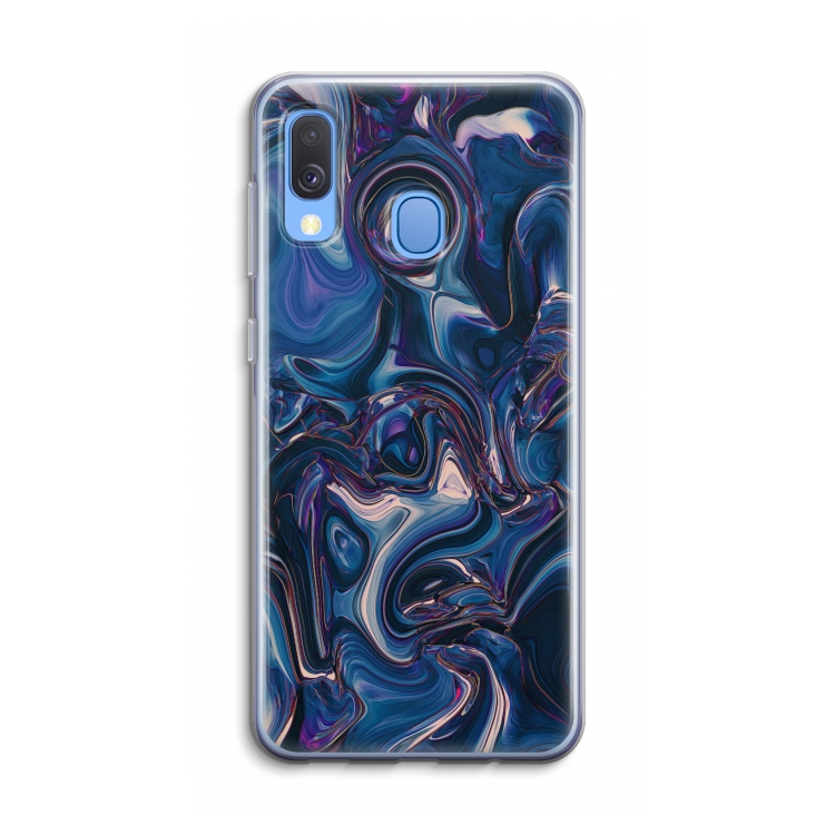 Mirrored Mirage: Samsung Galaxy A40 Transparant Hoesje