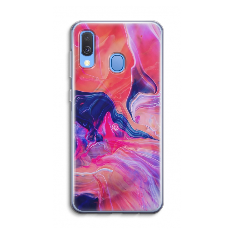 Earth And Ocean: Samsung Galaxy A40 Transparant Hoesje