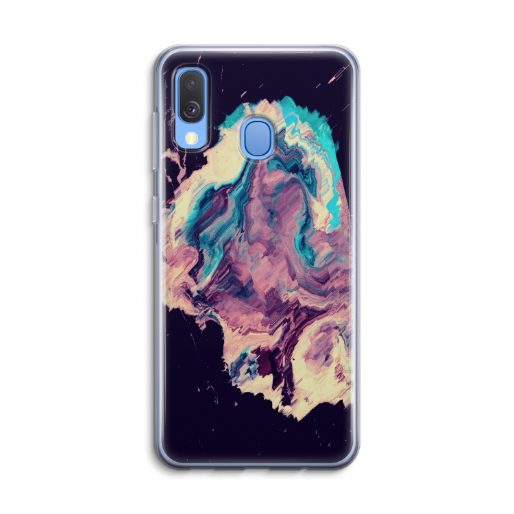 Cosmic Silence: Samsung Galaxy A40 Transparant Hoesje