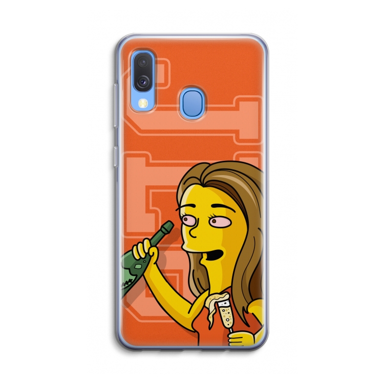 Jamie Lee Simpson: Samsung Galaxy A40 Transparant Hoesje