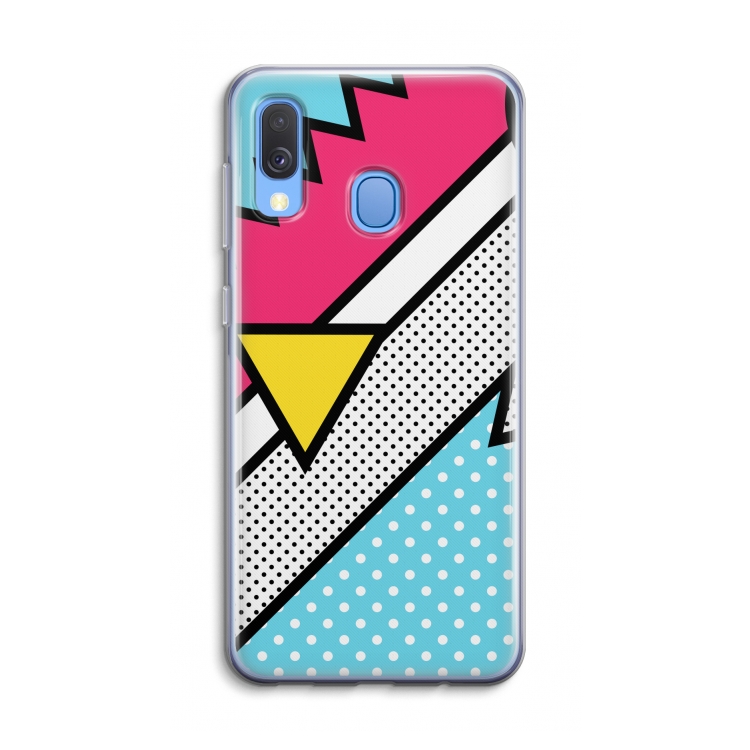Pop Art #3: Samsung Galaxy A40 Transparant Hoesje