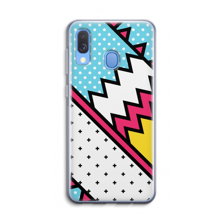 Pop Art #2: Samsung Galaxy A40 Transparant Hoesje
